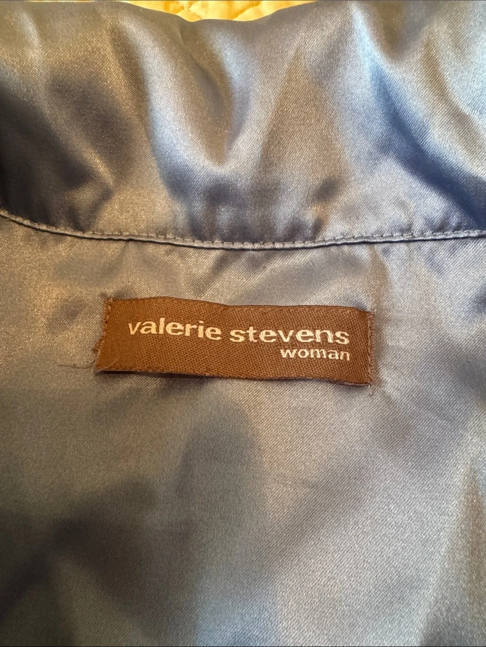 Valerie Stevens smooth satin
